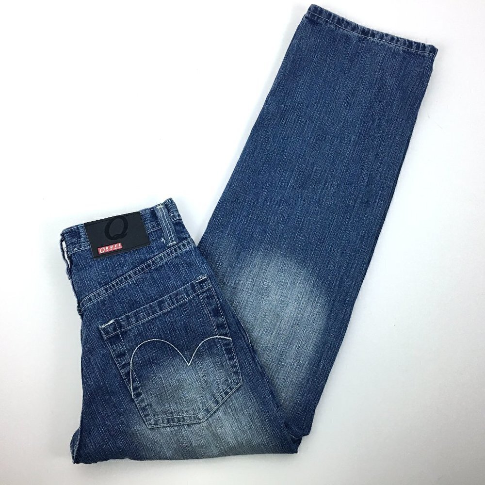 Qruel Jeans Co. Men's Jeans Straight Wide Leg